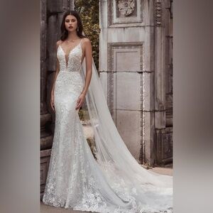 Calla Blanche Thalia Wedding Dress Size 10